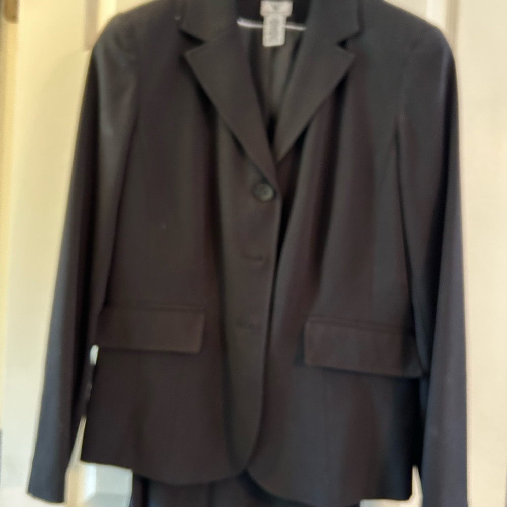 Worthington Black Blazer Structured Suit Jacket